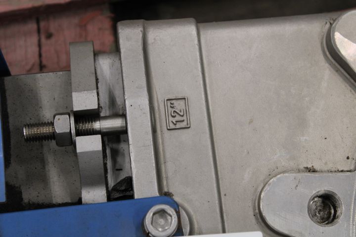 652589-9 Pneumatic gate valve Olocco OPG300 12 "