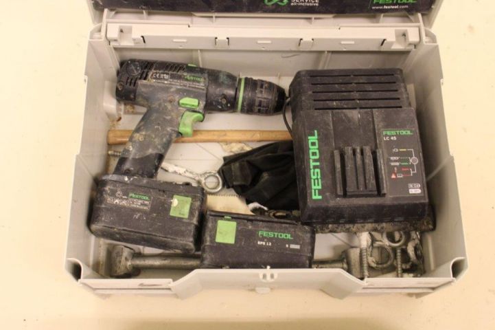 653294-3 Drill screwdriver - Festool TDK 12 with accessories