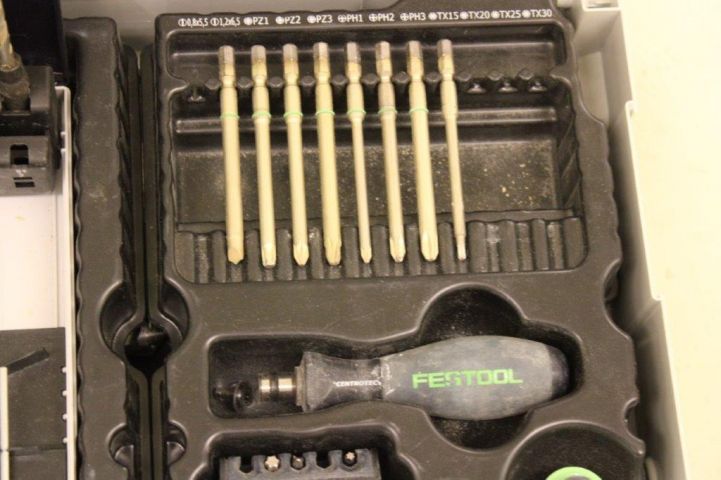 653294-6 Drill screwdriver - Festool TDK 12 with accessories
