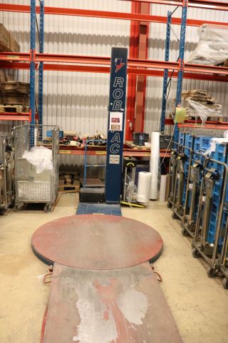 588982-1 Robopac Automatic Pallet Wrap ROTOPLATE 106 FRD