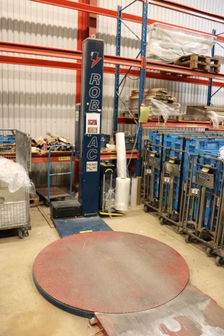 588982-2 Robopac Automatic Pallet Wrap ROTOPLATE 106 FRD