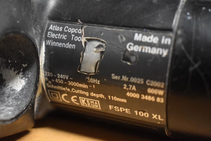 570689-5 1st jigsaw from alta's copco FSPE 100 XL