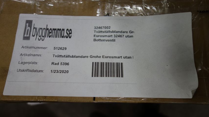 655242-2 Washbasin mixer Grohe Eurosmart 32467 without bottom valve