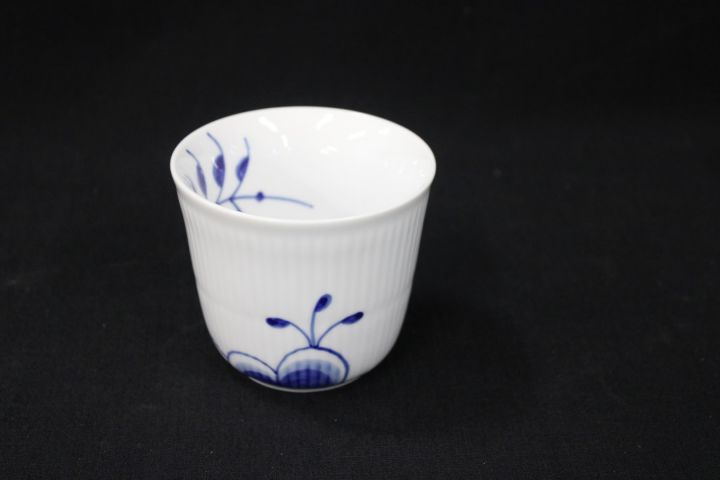 655603-1 6 pieces Royal Copenhagen Blue Fluted Mega Thermal mold 25cl