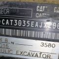 655647-39 CATERPILLAR 303.5ECR -2016 1242 hrs.