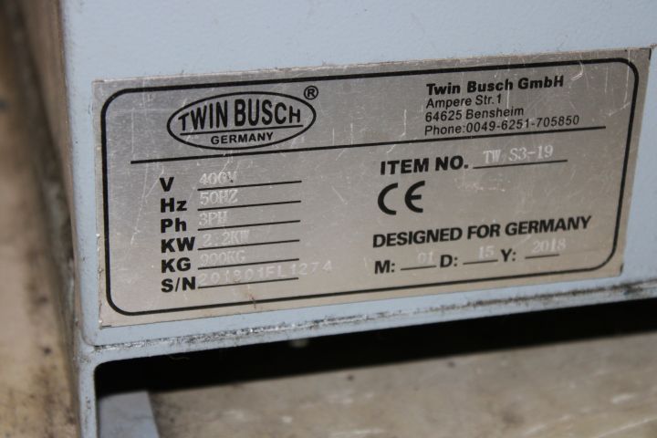 623433-7 Scissor lift Full height 3 ton Twin Busch TW S3-19 -18