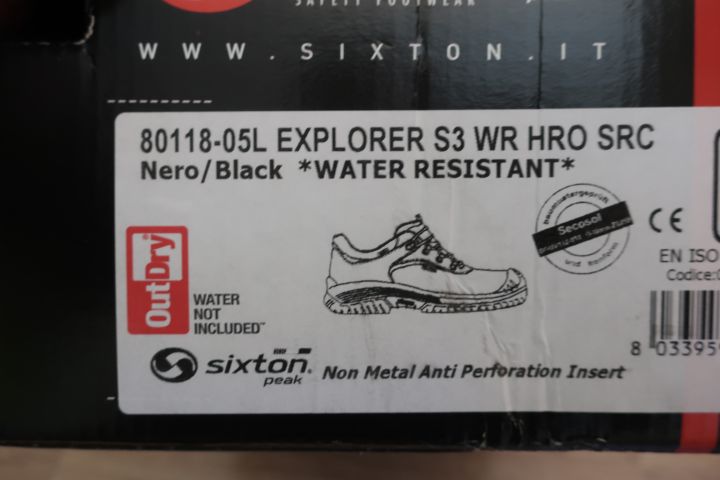628812-7 7 pairs of work shoes, Sixton Peak Explorer, size 41-46