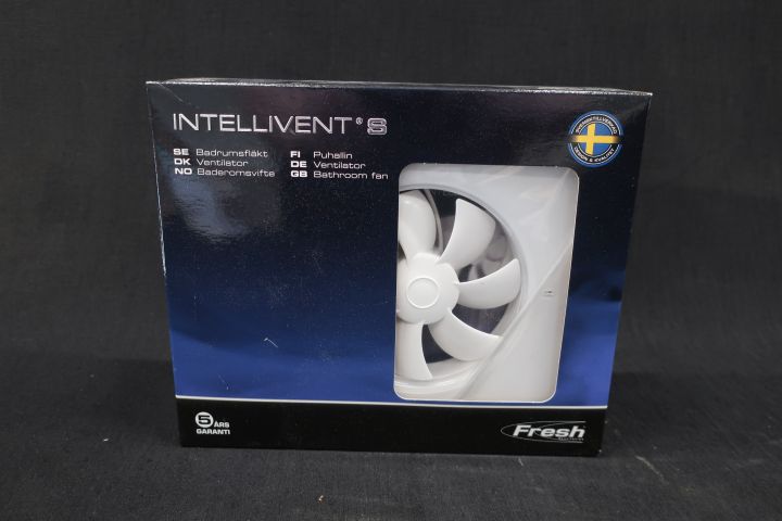 656057-1 Badrumsfläkt Fresh Intellivent S