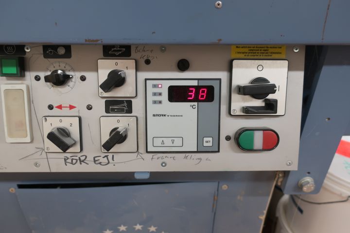 651393-8 Edge molding machine, Hebrock Euro 2000