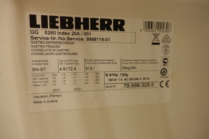 657739-4 Stainless steel freezer Liebherr GG5260