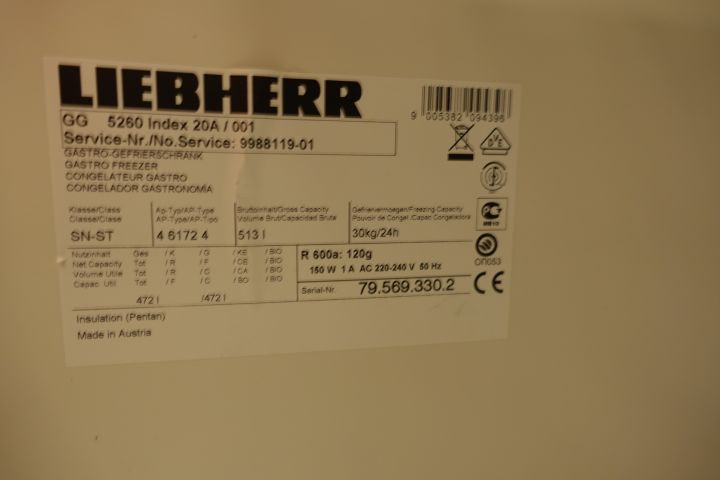 657740-5 Stainless steel freezer Liebherr GG5260