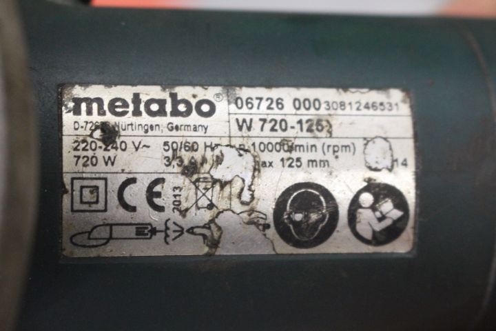 653626-4 Angle grinder Metabo W720-125