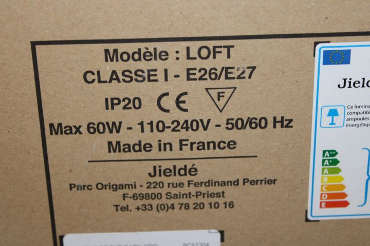 631504-2 2 lamps Jielde Loft, black