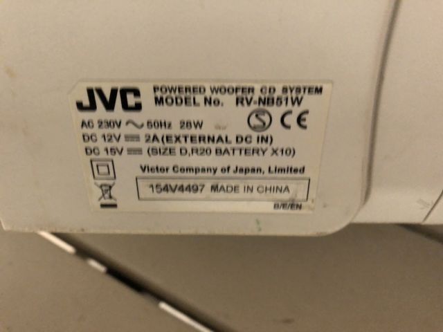 663164-2 Boomblaster - JVC RV-NB51W