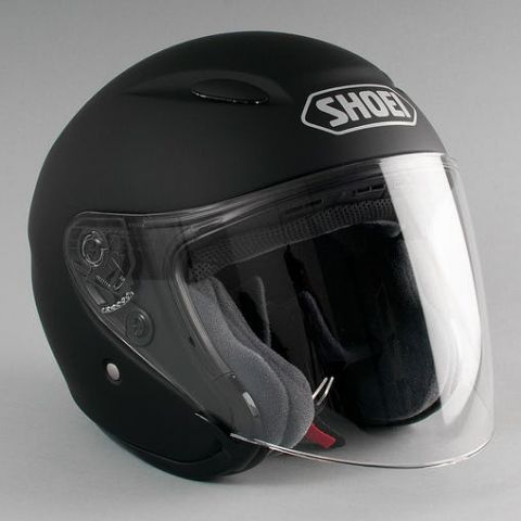 658453-1 MC Helmet Shoei J-Wing Plain Matte Black (size XS)