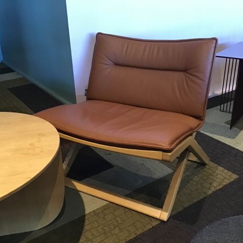 650355-4 Fåtöljer loungestol Swedese Cruiser 2st samt soffbord