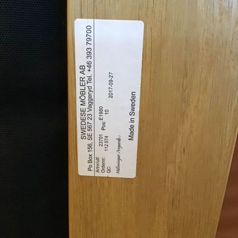 650355-7 Fåtöljer loungestol Swedese Cruiser 2st samt soffbord