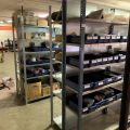 663304-1 Sheet shelves with spare parts for trucks, 14 sect