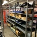663304-5 Sheet shelves with spare parts for trucks, 14 sect