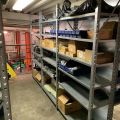 663304-11 Sheet shelves with spare parts for trucks, 14 sect