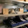 663304-16 Sheet shelves with spare parts for trucks, 14 sect