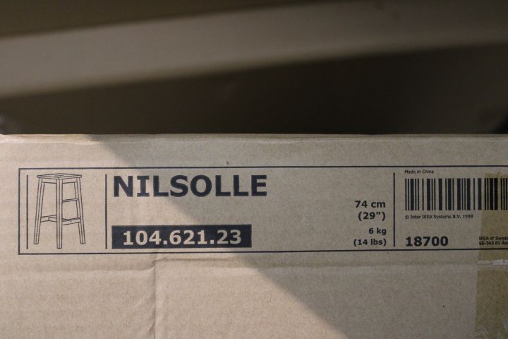 630177-3 Ikea furniture in cardboard - 12 items