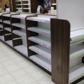 630154-6 Free-standing store shelves - about 32 sections, etc.