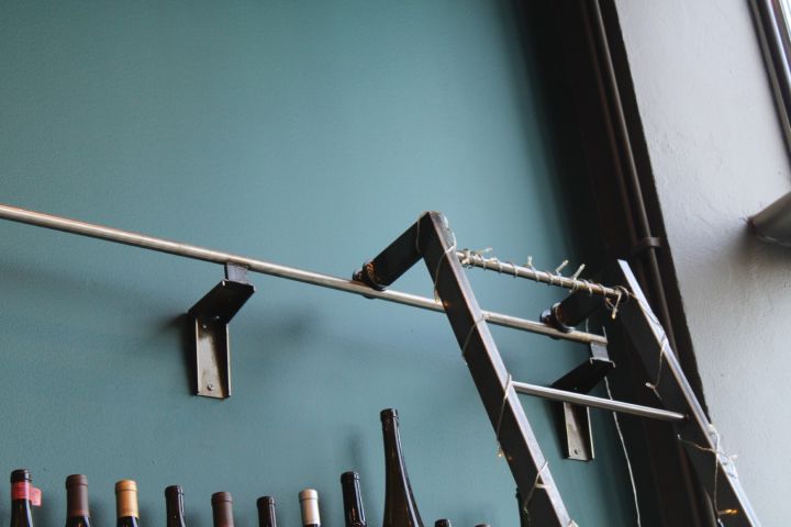 650274-4 Vinhyllor 3st samt stege på skena