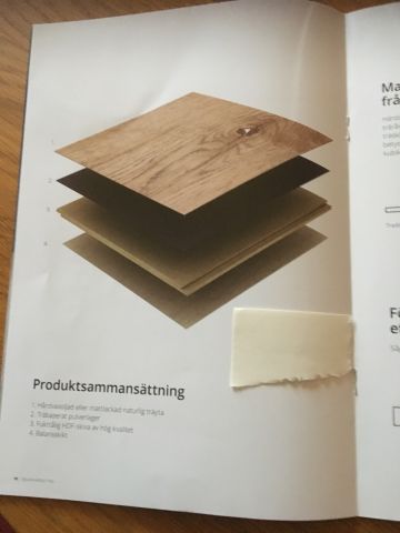 666233-3 Parquet floor Ek 1-rod - Brown matt lacquer - 100 m2