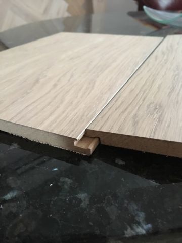 666233-6 Parquet floor Ek 1-rod - Brown matt lacquer - 100 m2