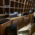 658103-15 Shop interior with checkout counter for dismantling