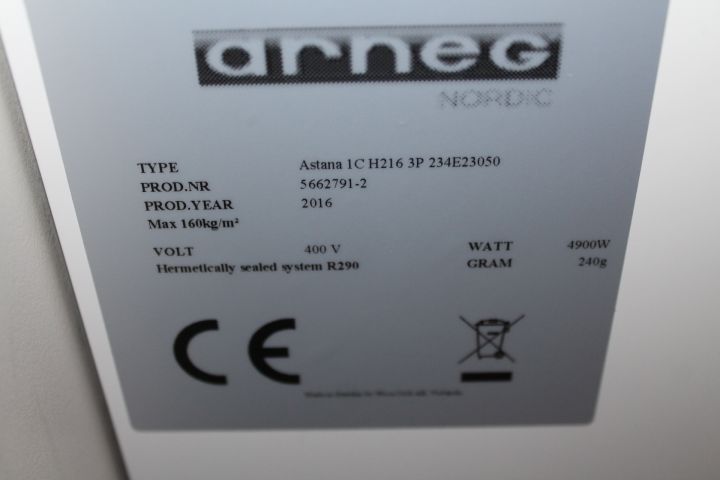 660596-4 Freezer from Arneg Astana 243x98x217
