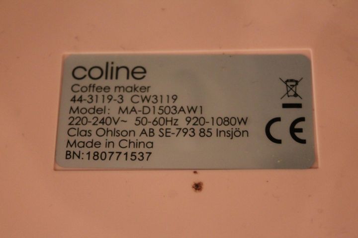 660620-6 Coffee maker Coline