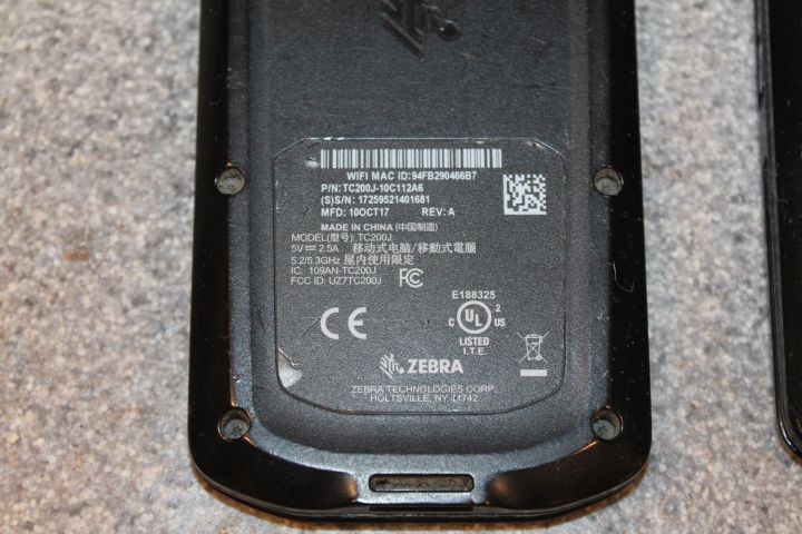 660634-3 Zebra Inventory Equipment Scanners