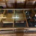 658103-10 Shop interior with checkout counter for dismantling