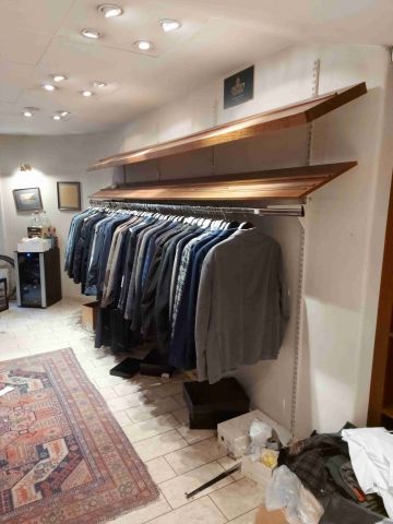 658103-27 Shop interior with checkout counter for dismantling