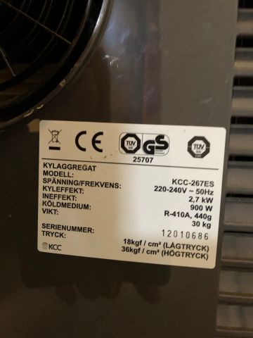 479782-3 KCC portable refrigeration frigate