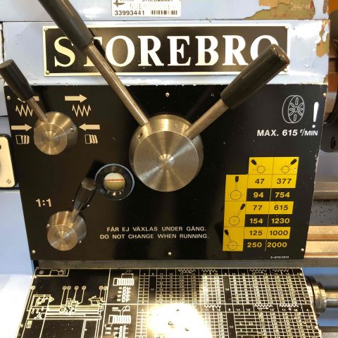 657563-3 Lathe Storebro GK 195