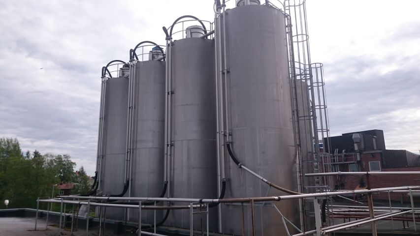 607245-1 Silo 100 m3 with fludging bottom