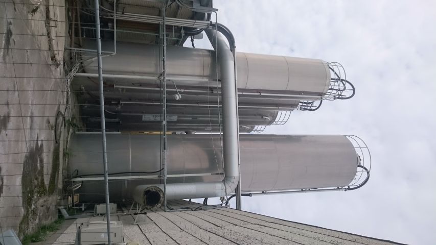 607245-5 Silo 100 m3 with fludging bottom