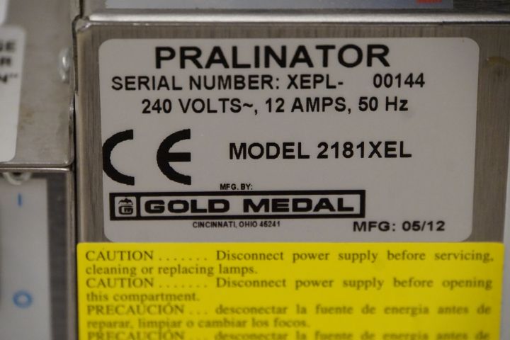 649018-4 Pralinator for roasted nuts
