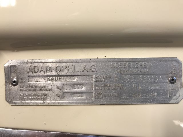 667823-34 Opel Cadet 1100 super 1970