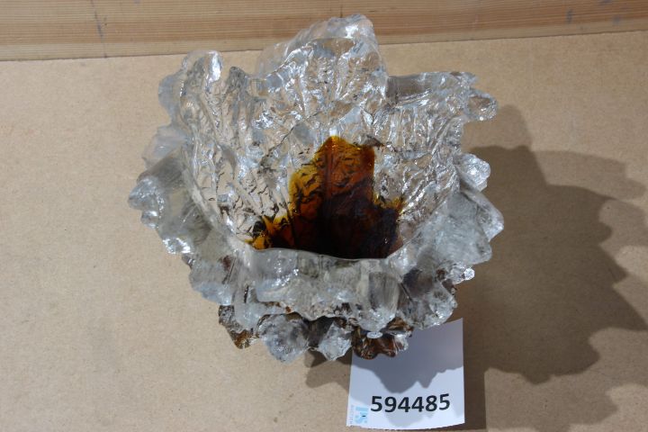 594485-2 Glass bowl Humppila, Pentti Santalahti