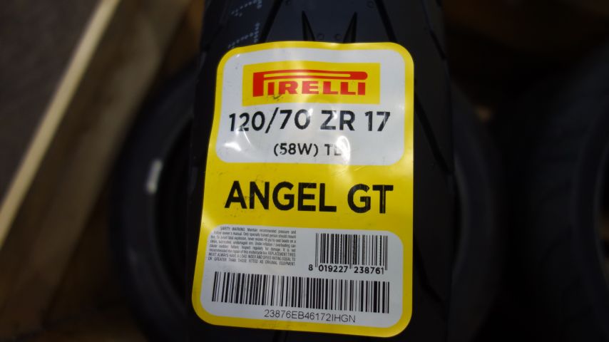 667644-5 2 PC tires Pirelli Angel GT 120/70 ZR 17