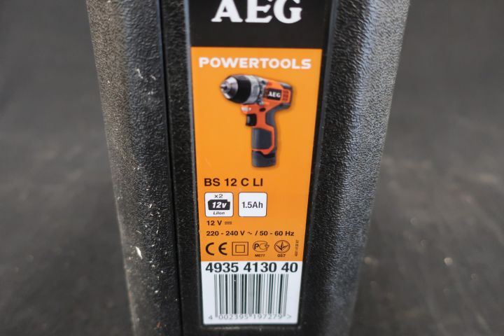 667550-3 Screwdriver AEG BS 12 C Li - Free shipping