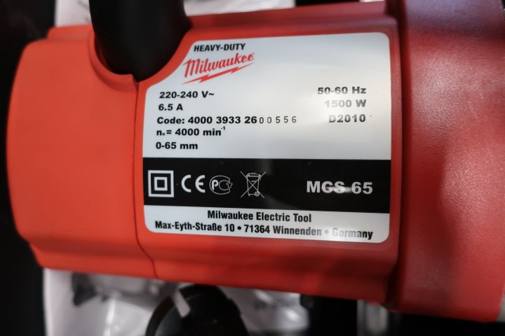 667558-3 Metal saw Milwaukee MCS 65 - Free shipping