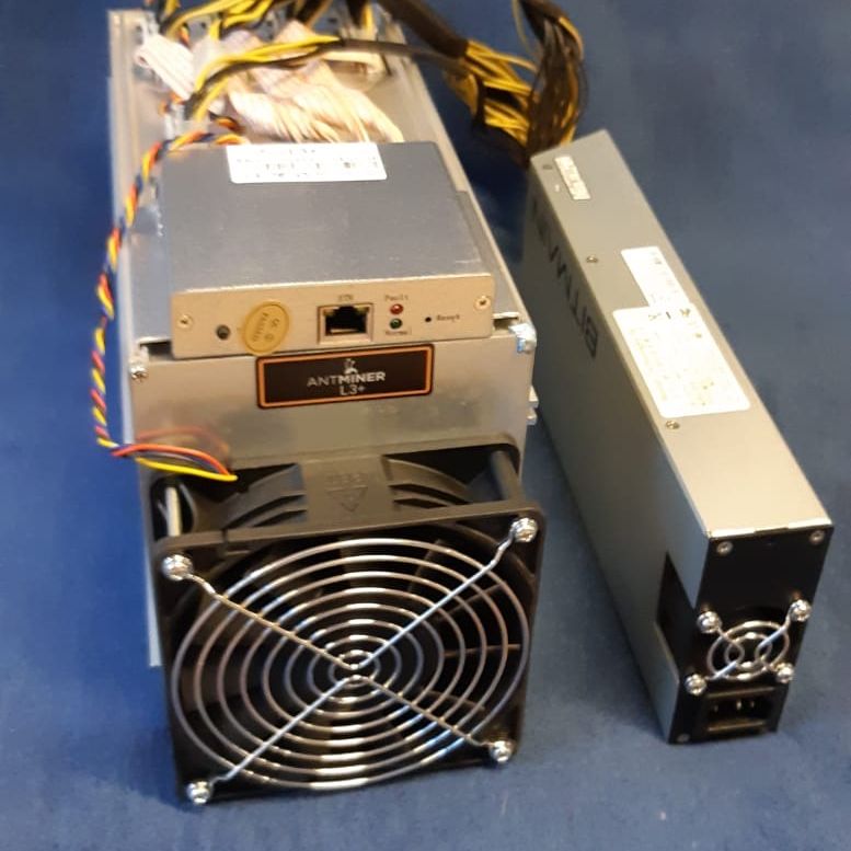 Bitmain Antminer L3 + with associated power supply, 50 pcs