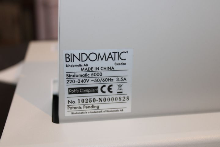 660105-4 Binding machine Bindomatic 5000