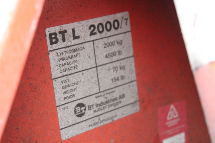 645690-5 Pallet truck 5 pcs BT