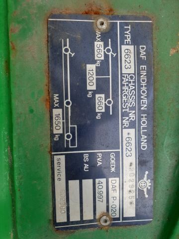 668957-28 Daf 66 Super Luxe 1973 6700 miles (GOZ 966)